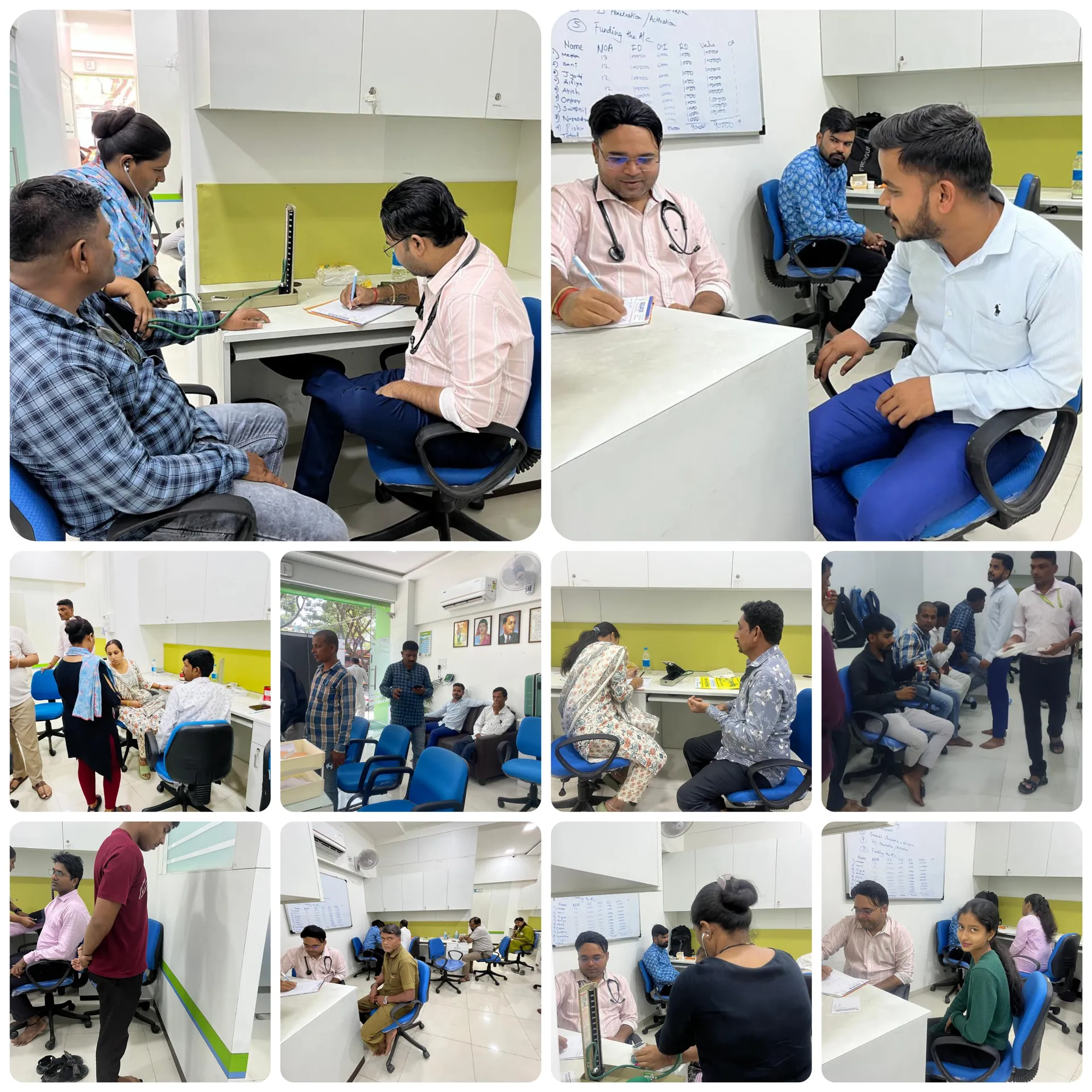 Medical Health Camp for Employees - Badlapur Branch