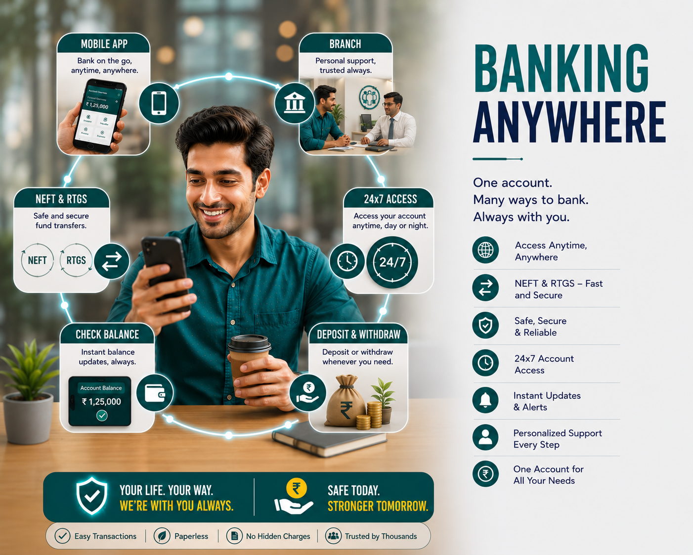 Illustration of Sahayog savings features